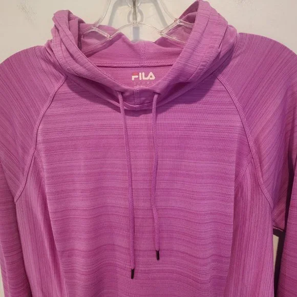 Fila Lightweight Hoodie, Size L, EUC - Picture 2 of 5